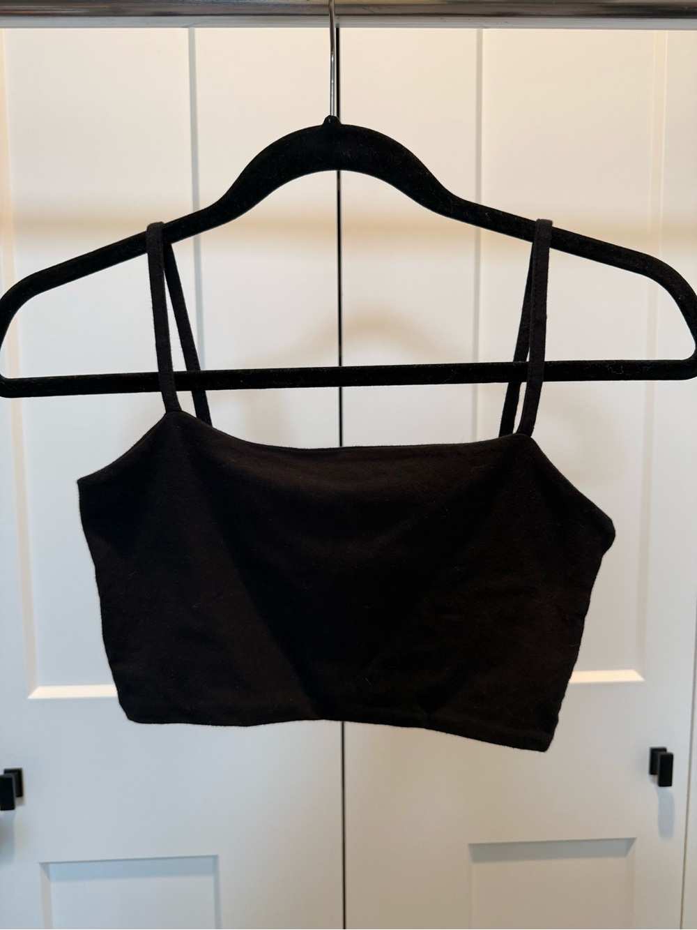 SUPRE Black Cropped Cami